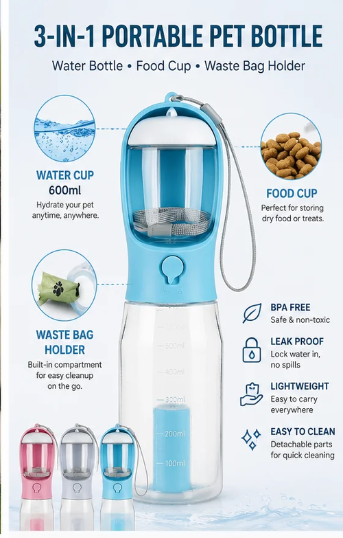 Pupvera HydroBottle Portable Dog Water Bottle
