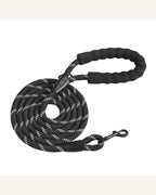 Pupvera NightTrail Reflective Rope Leash in black